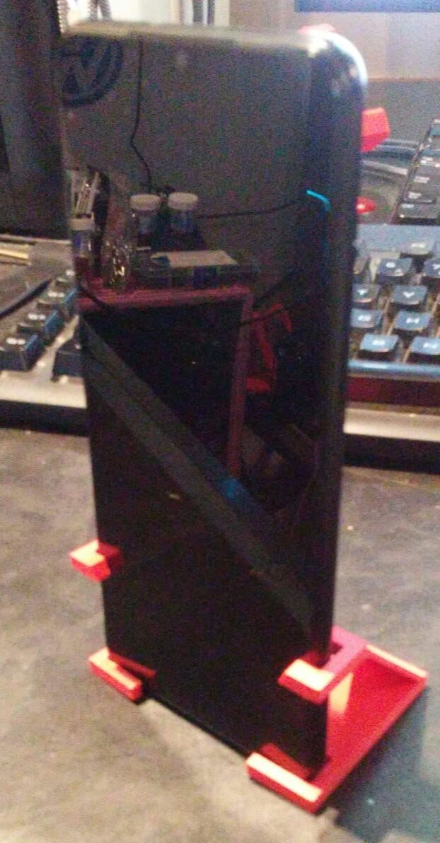 Stand phone spring