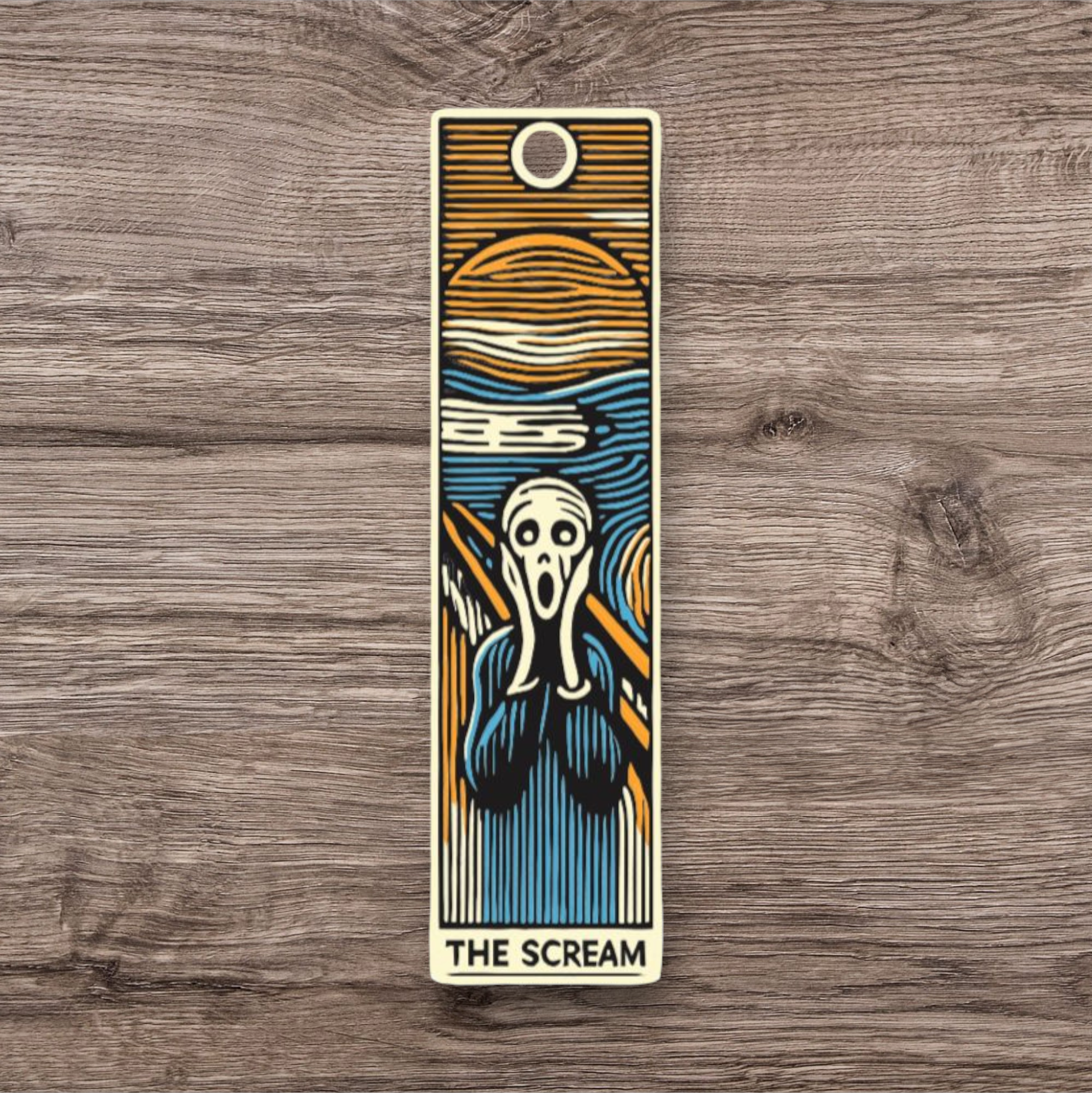 The Scream Bookmark - by Munch (Marcalibro)