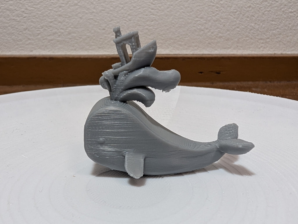 Benchy on Whale