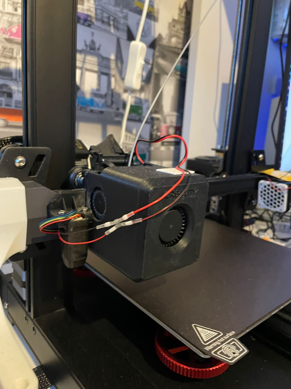 ender 3 s1 fan duct with coupling mechanism