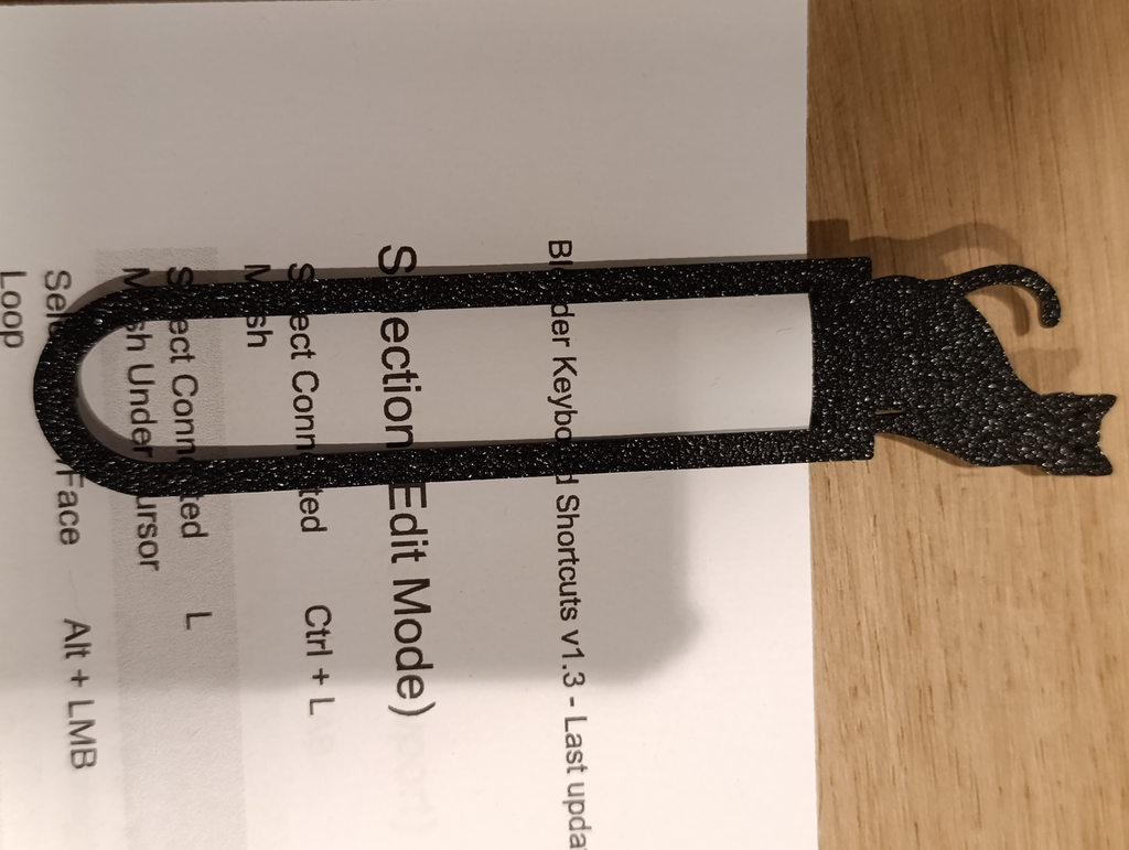 Cat bookmark/paperclip