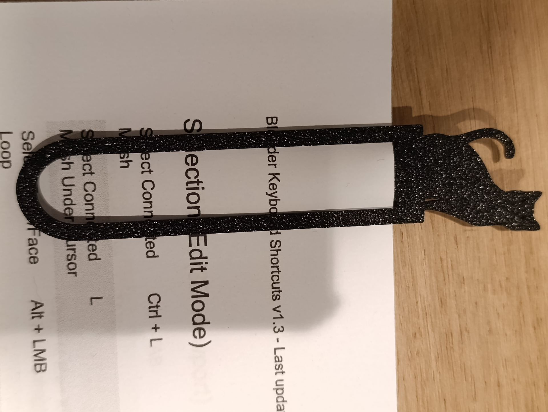 Cat bookmark/paperclip