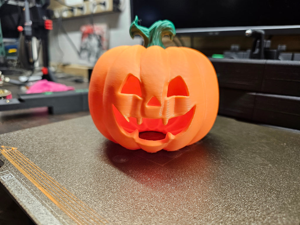 GrinseKürbis – Halloween Teelicht (Pumpkin)