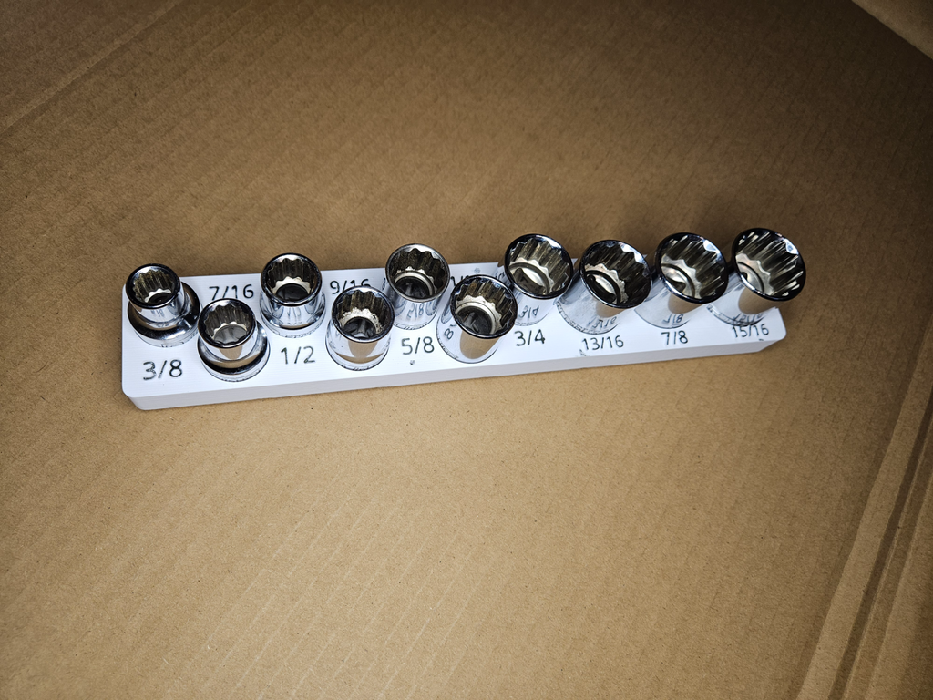 Pittsburgh 1/2" Socket Set - Gridfinity
