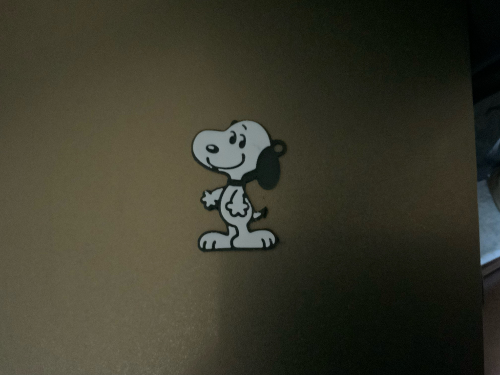 snoopy 1 color change , print face up keychain (free for commercial use)