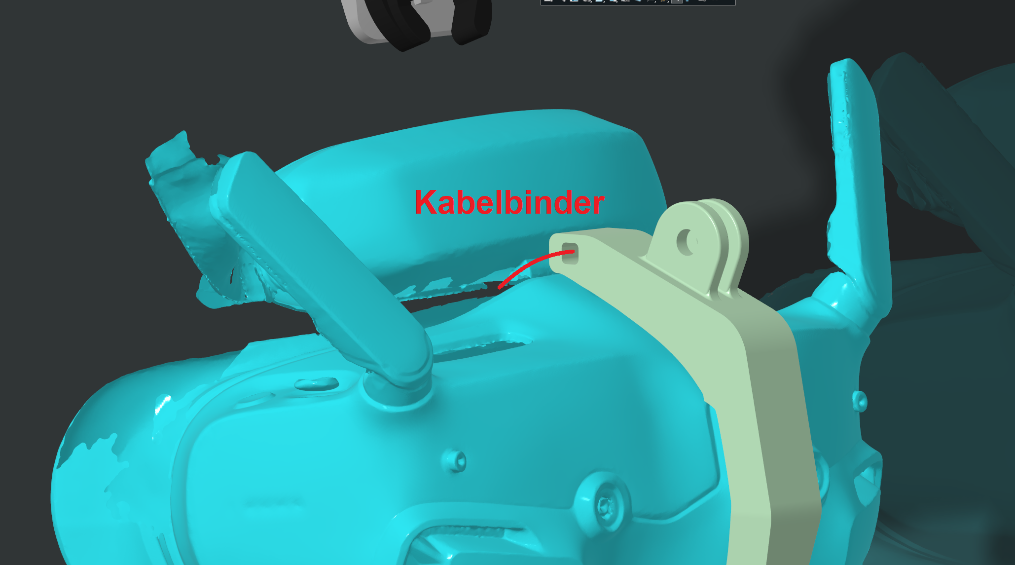 DJI Goggles 3 Helmhalterung MK1