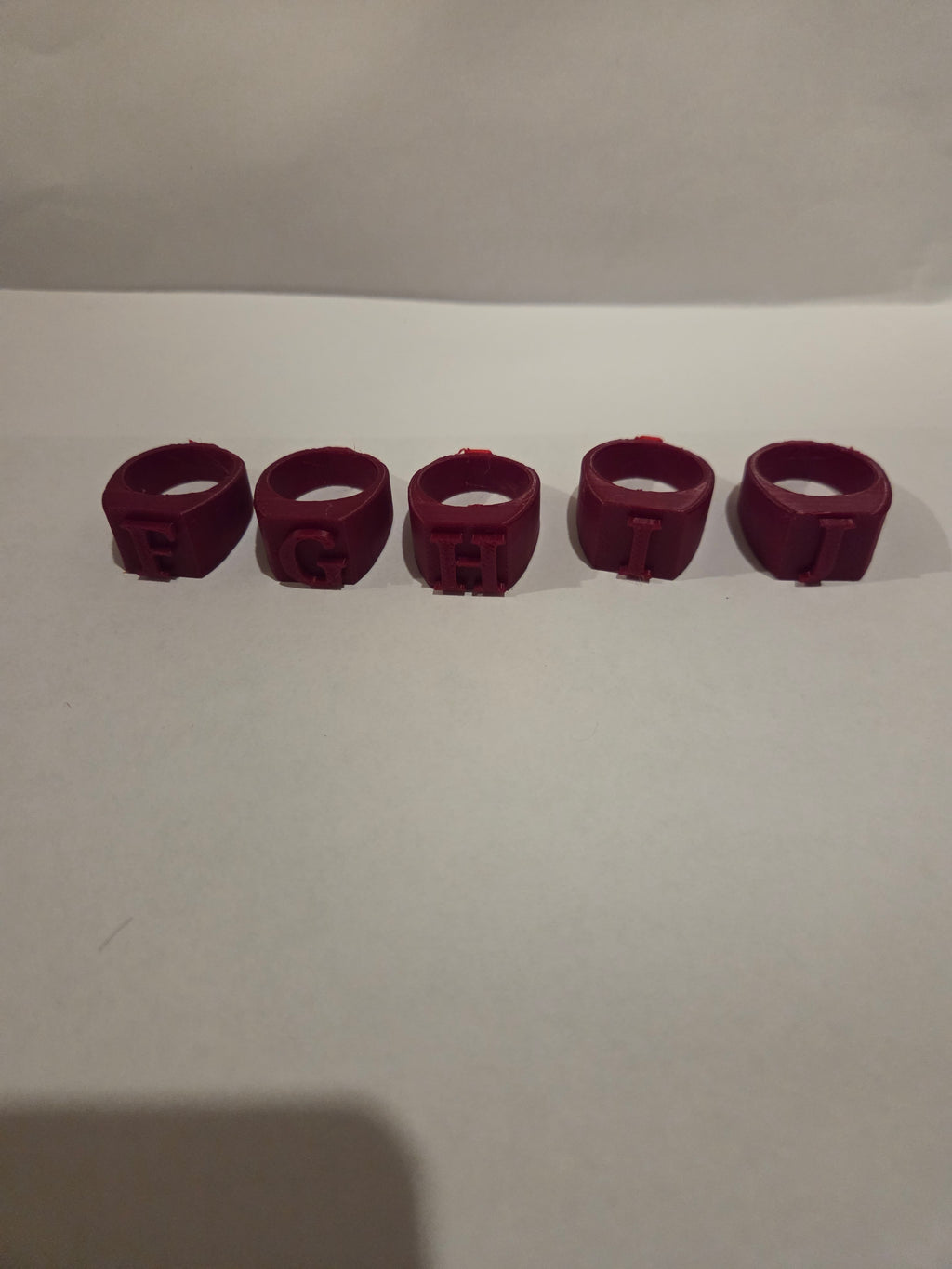 letter rings