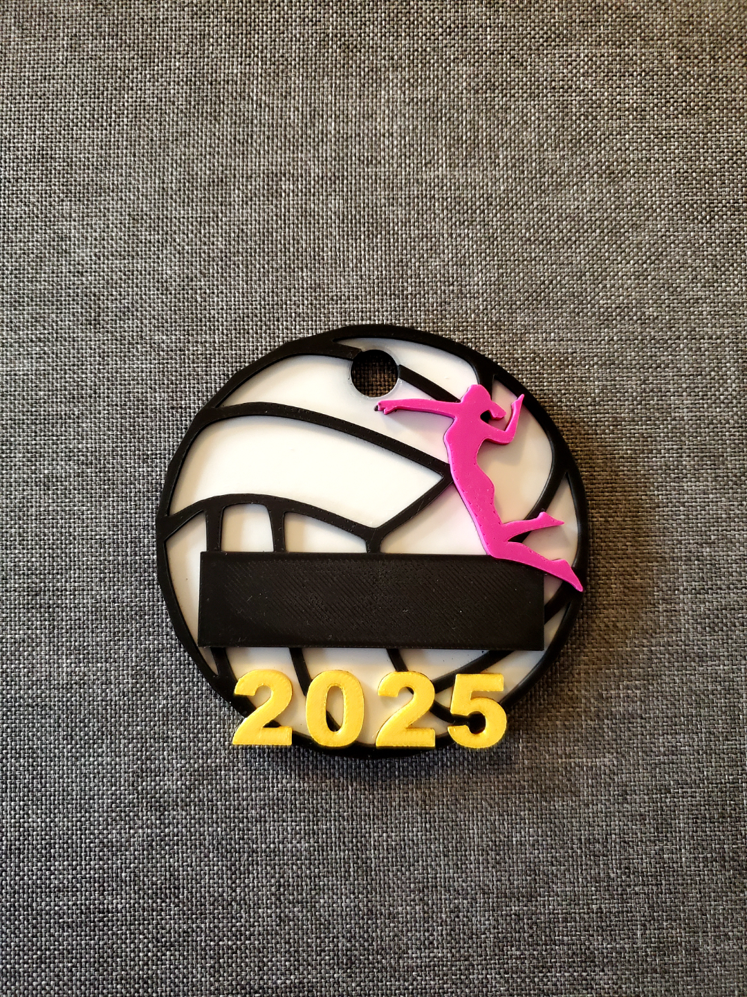 Volleyball Medal (Blank - Customize with own name)