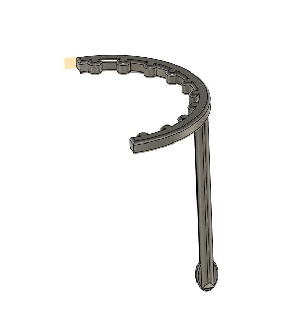 Plant support pile frame