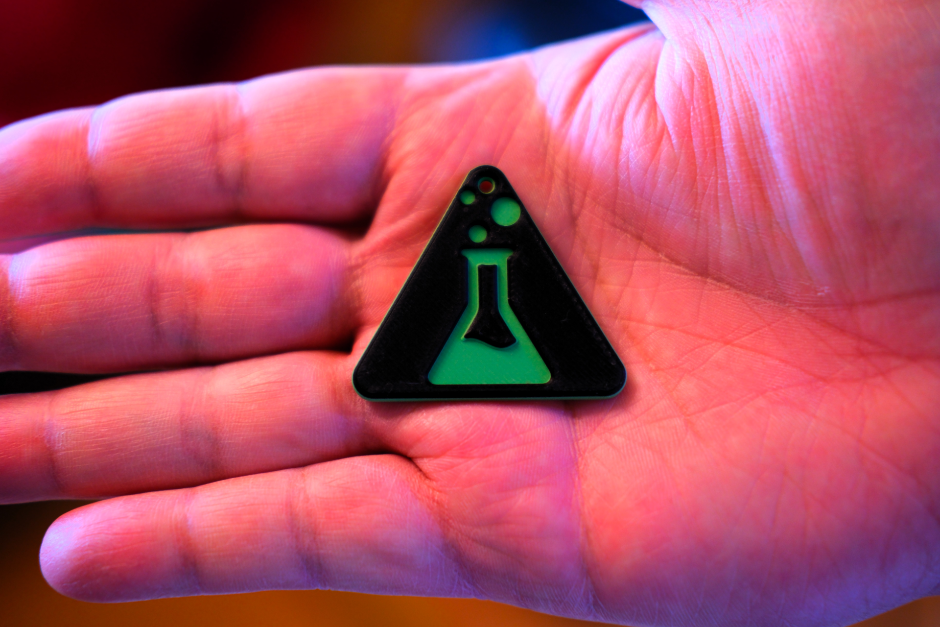 Atomic Beaker Keychain