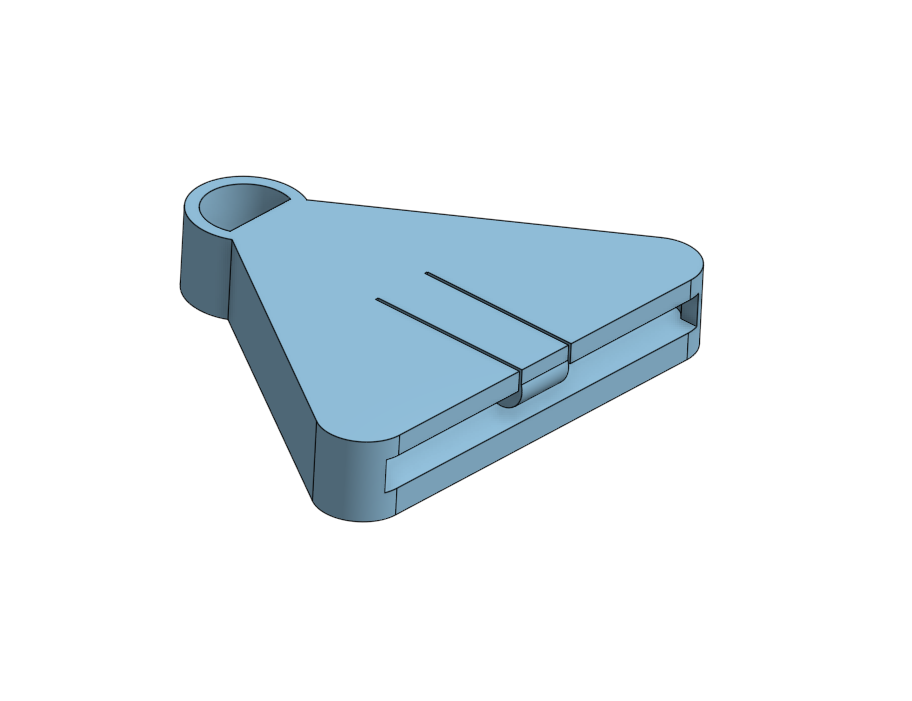 Keychane guitar pick holder