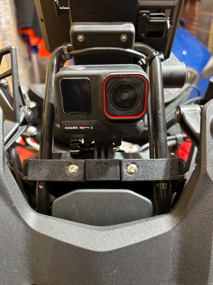 BMW GS GSA XR action camera Gopro DJI Insta360