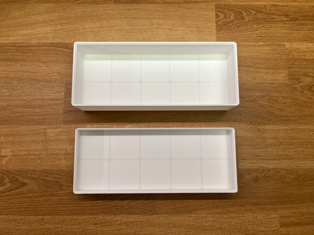 Gridfinity 1.2mm Wall Divider Bins 5x2x1 and 5x2x2
