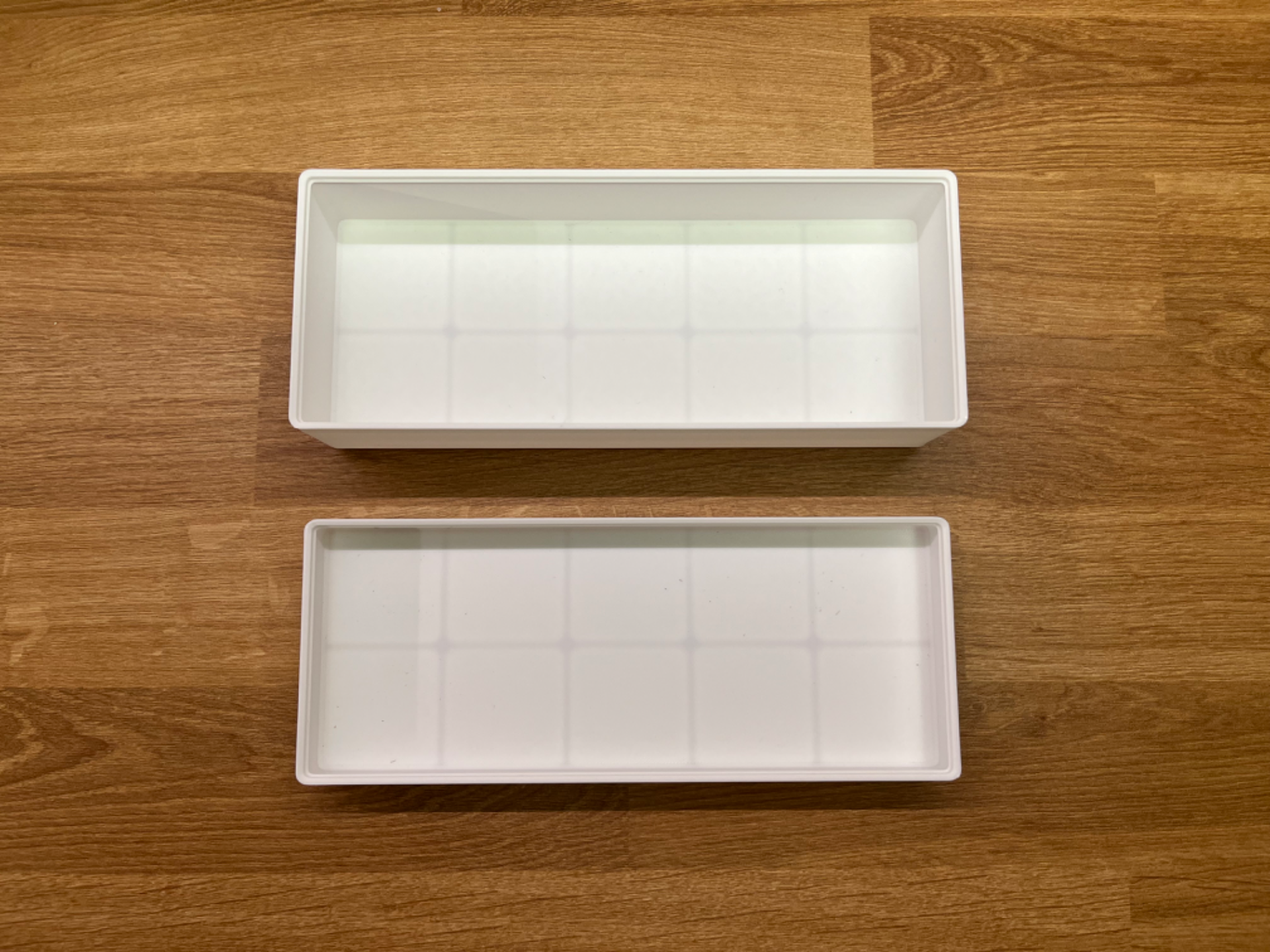 Gridfinity 1.2mm Wall Divider Bins 5x2x1 and 5x2x2
