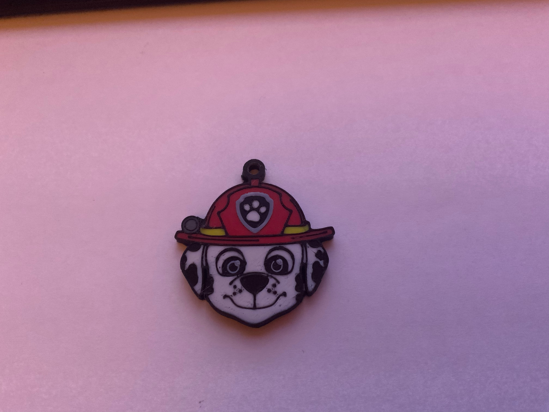 paw patrol marshal Keychain \ necklace charm
