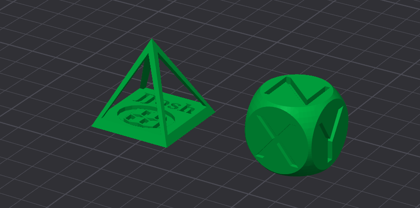Advanced calibration cube and pyramid
