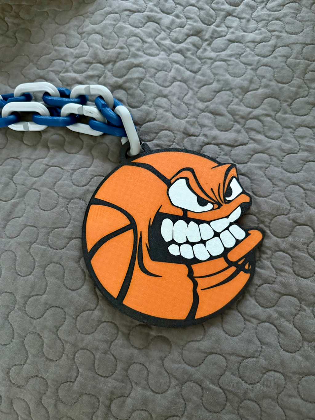 Angry basketball chain