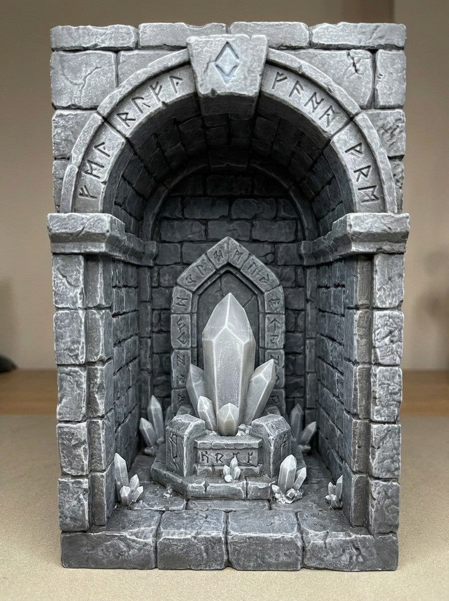 Crystal Corridor Diorama / Book Nook