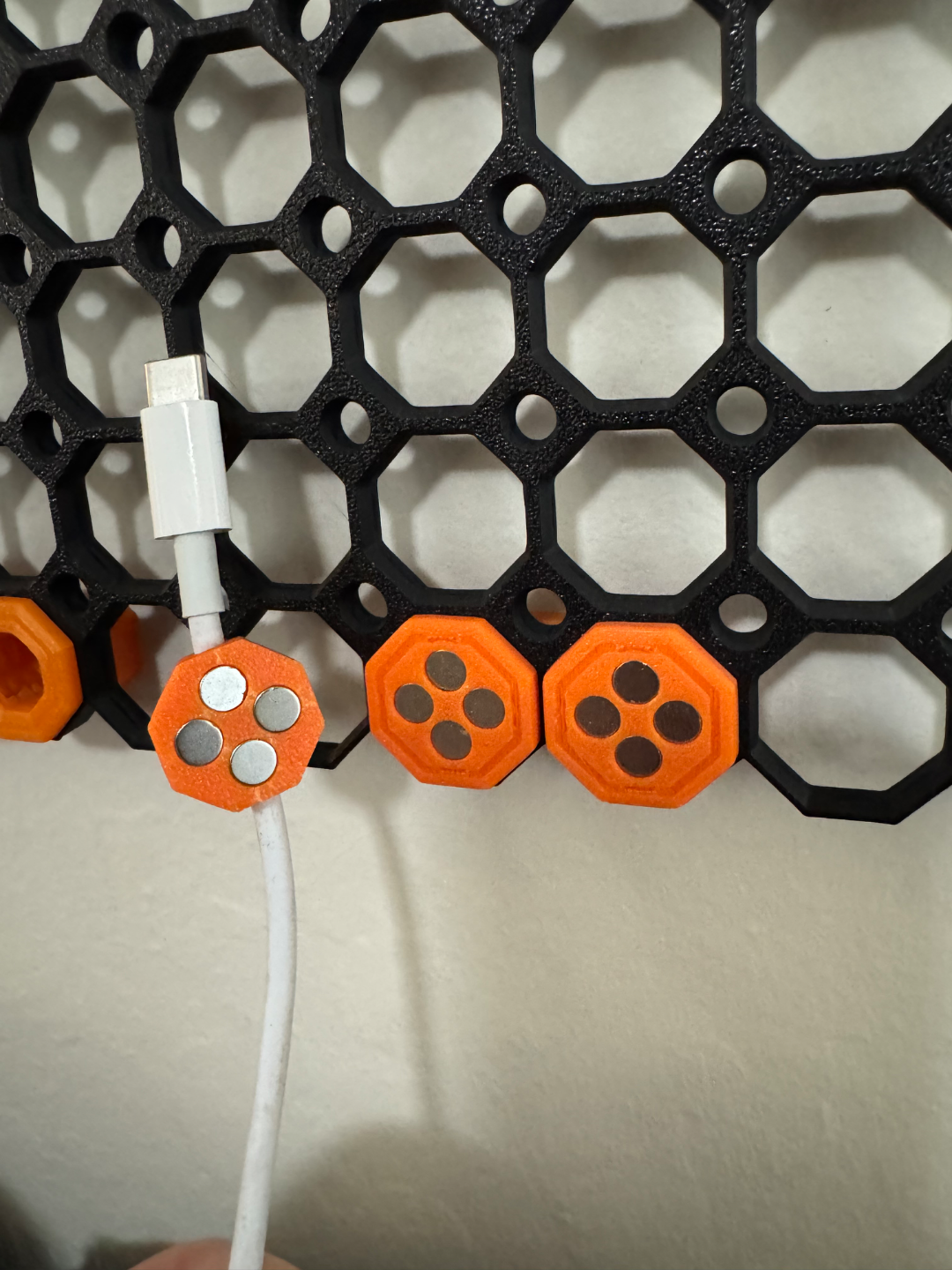 Multiboard magnetic cable mount