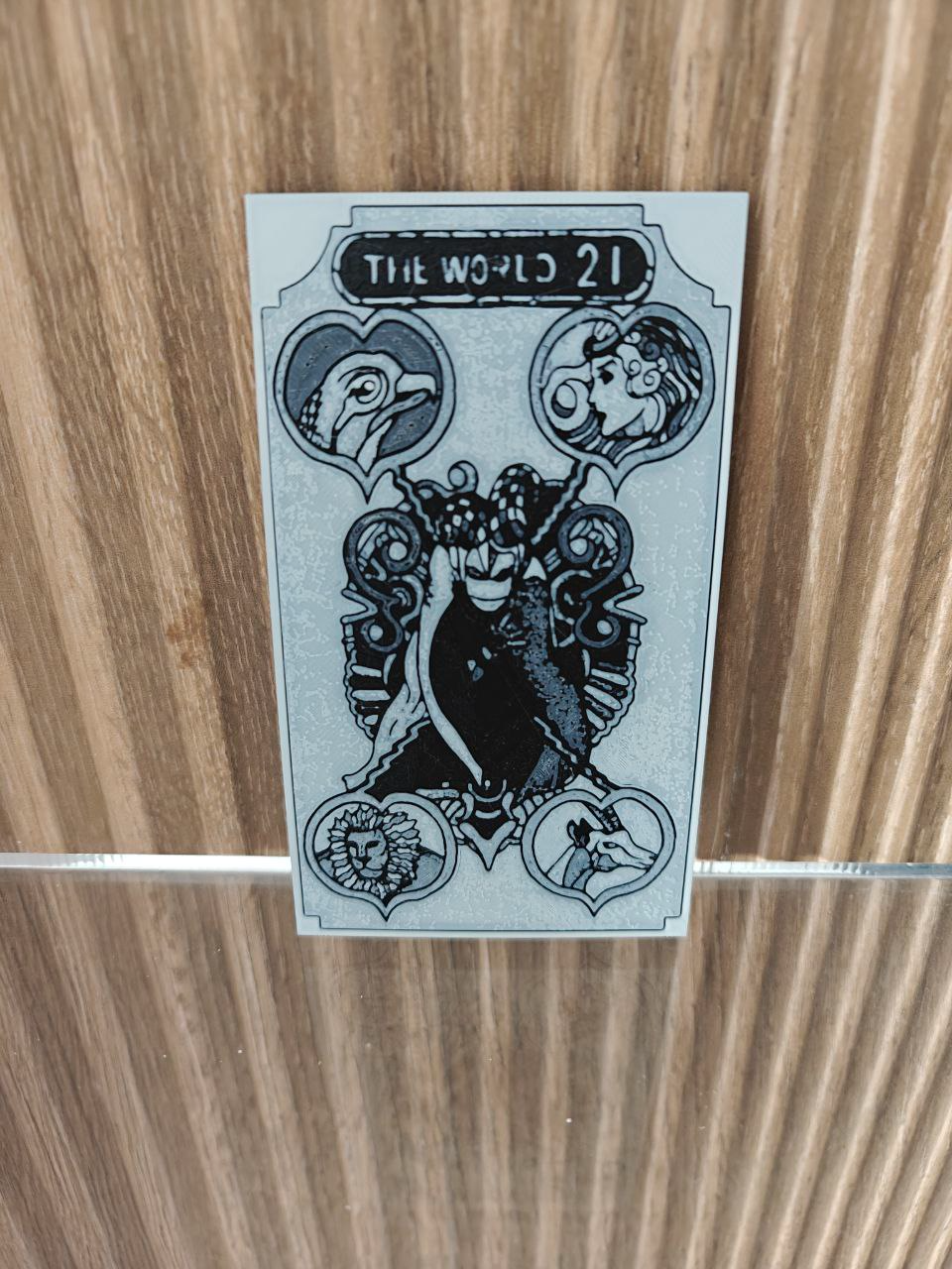 Jojo's Bizarre Adventure The World Tarot card