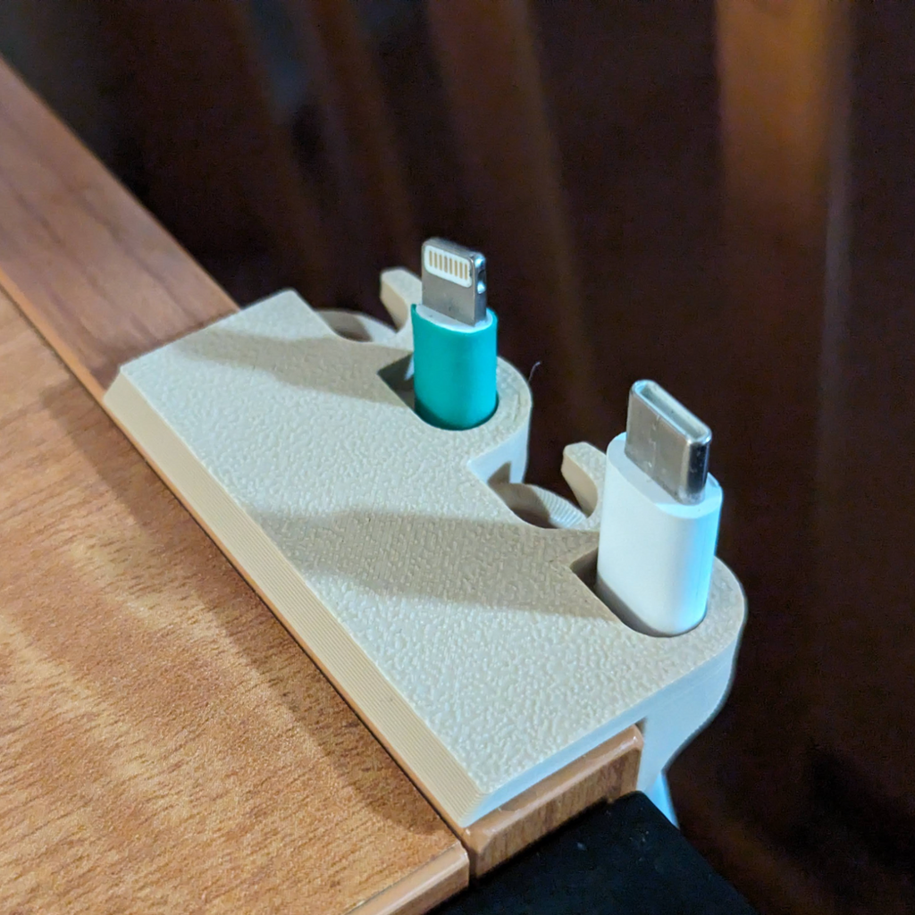 Cable holder with hanger