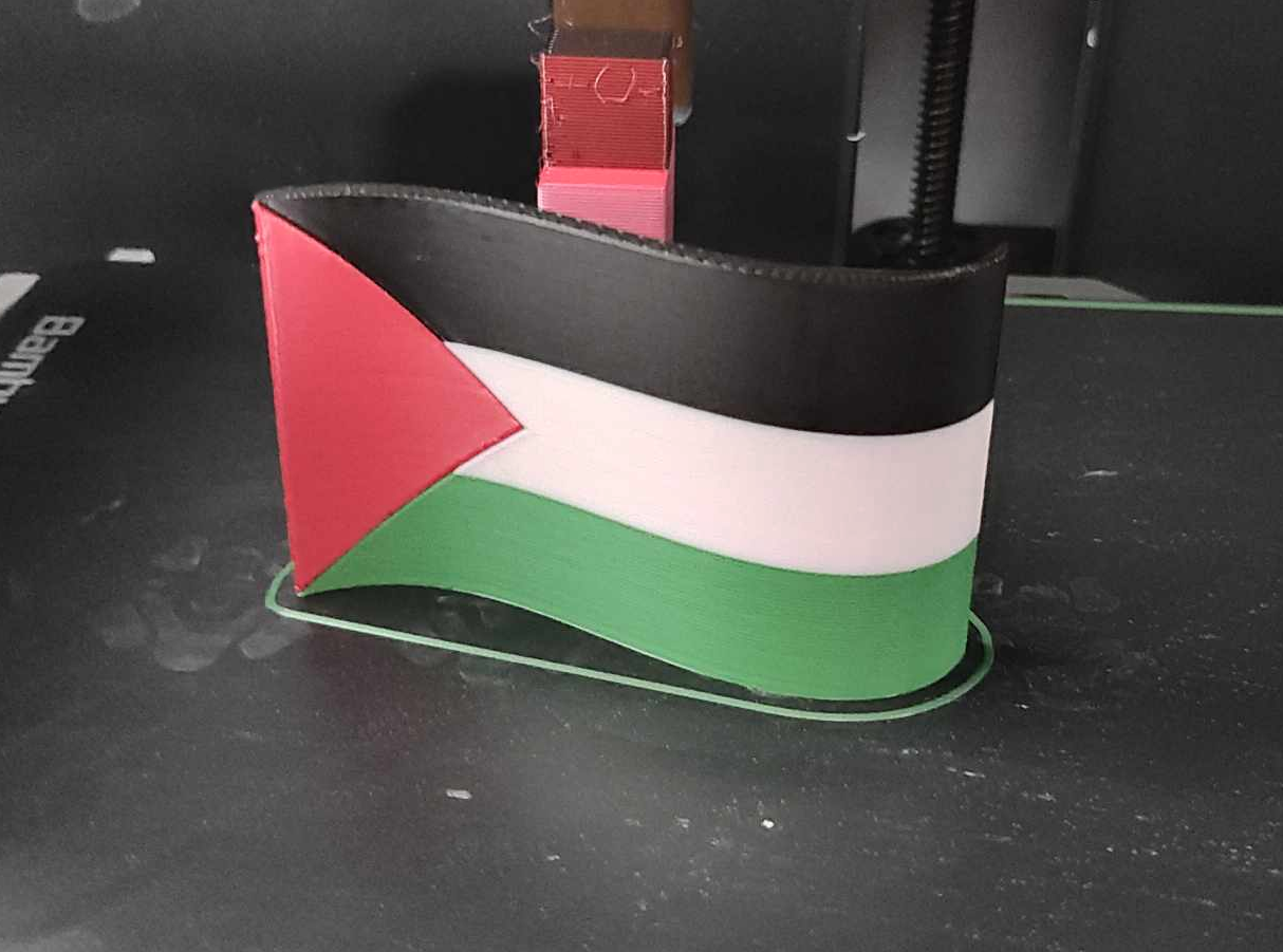 Palestine Flag - Standing / Waving