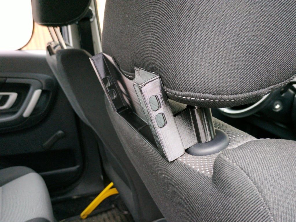 Headrest phone holder for Skoda Fabia 2
