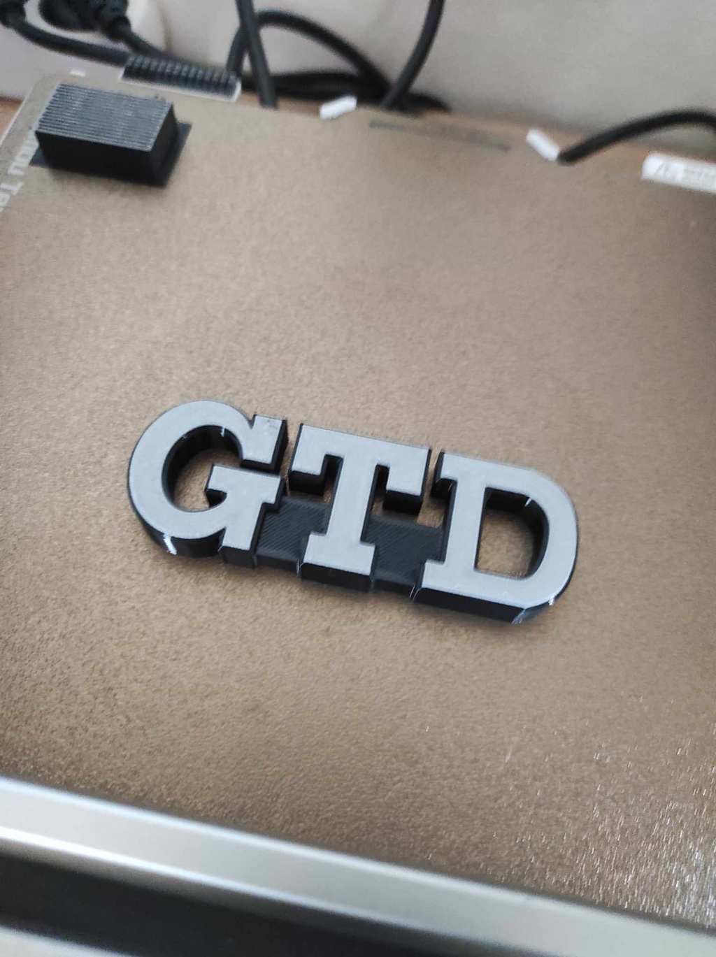 Golf MK2 GTD logo emblem