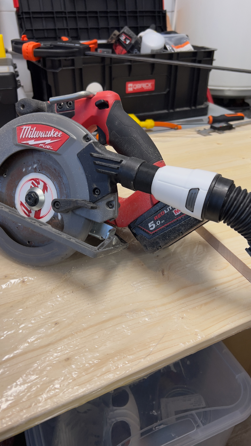 Karcher WD3 to Milwaukee M18 CCS55 vacuum adapter