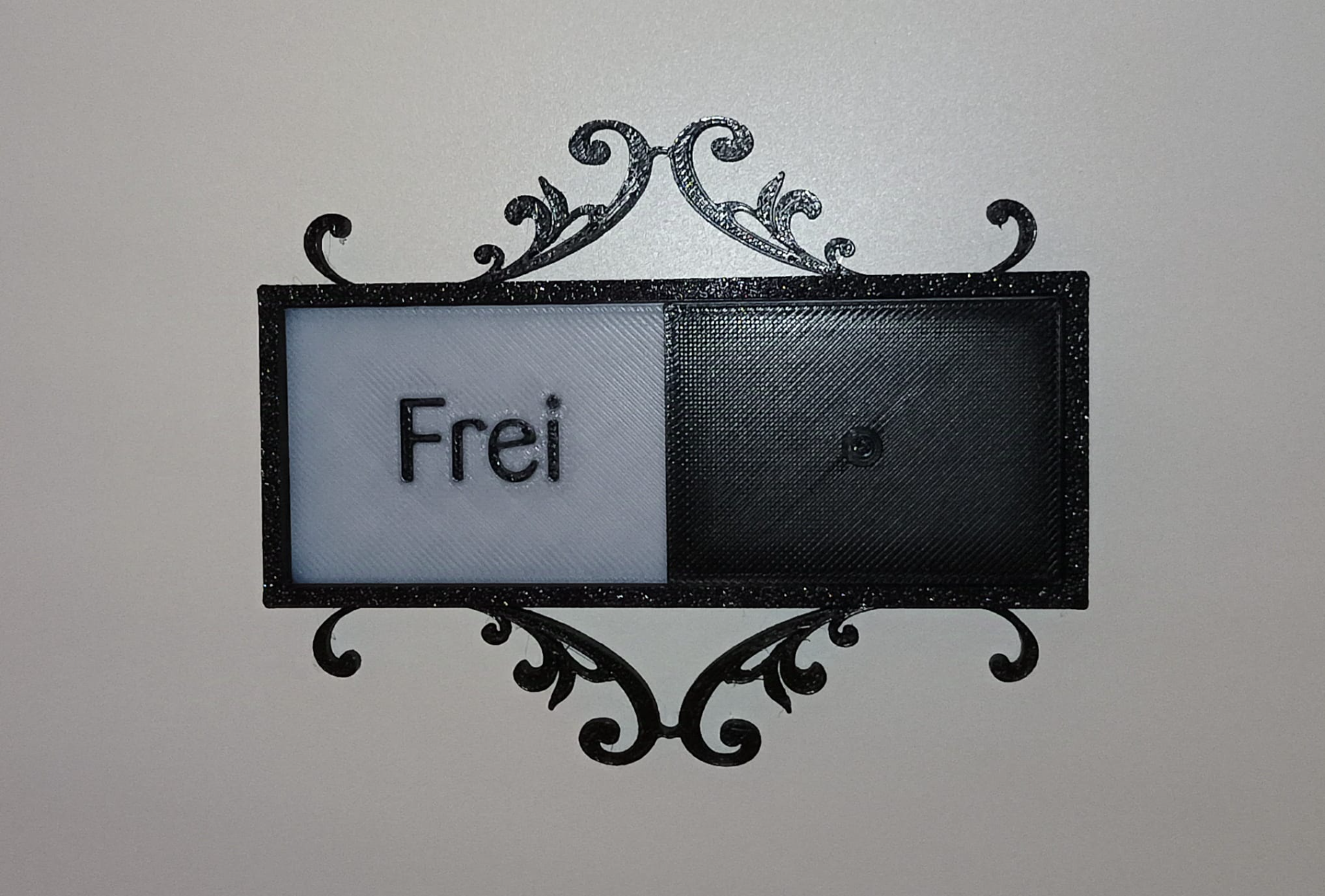 WC-Schild 3 Versionen - ohne Tribal englisch