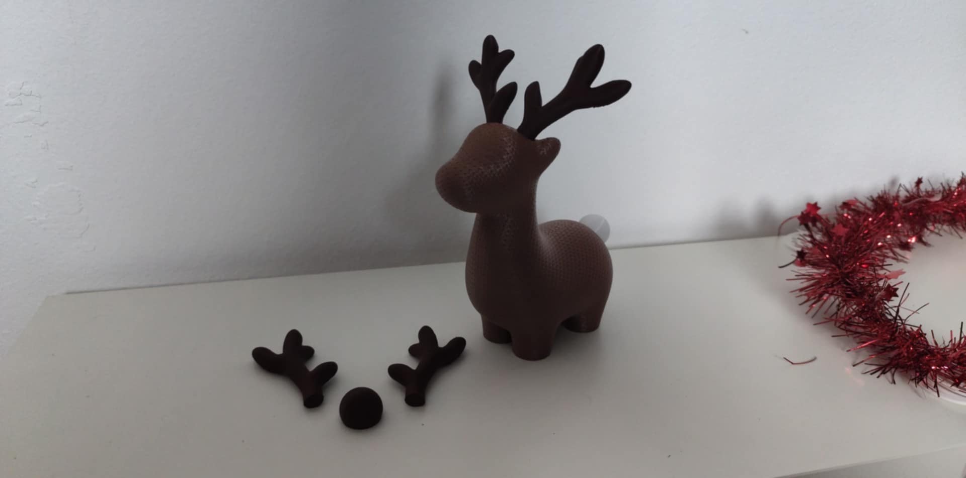 Knitted Chubby Reindeer (NO AMS)