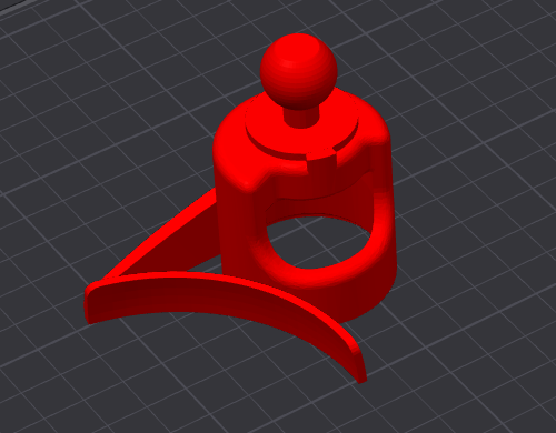 Mini Cooper R50, R52, R53 - 17mm phone ball Mount
