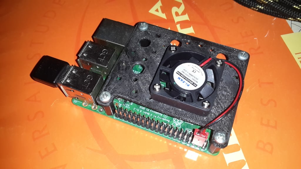 Raspberry Pi 3 Fan Support