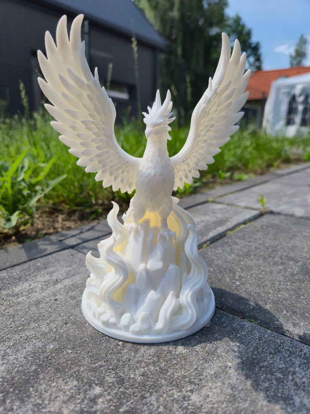 Phoenix Reborn in Flames