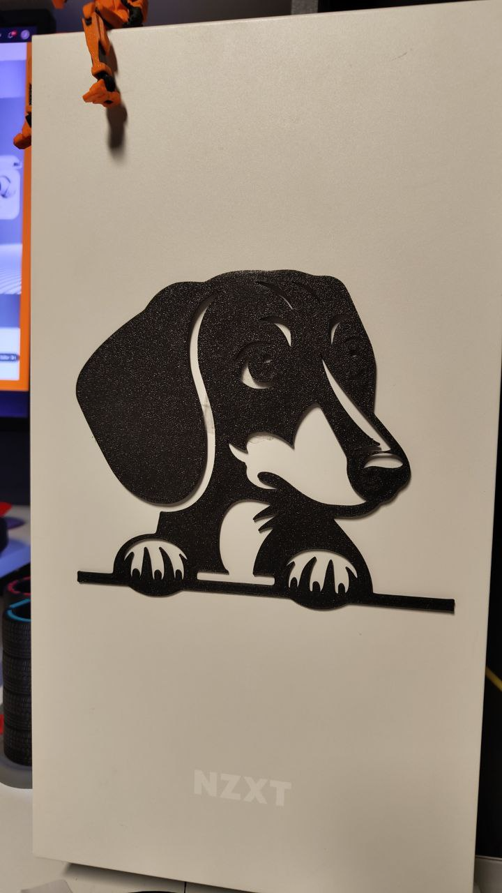 Dachshund dog wall art