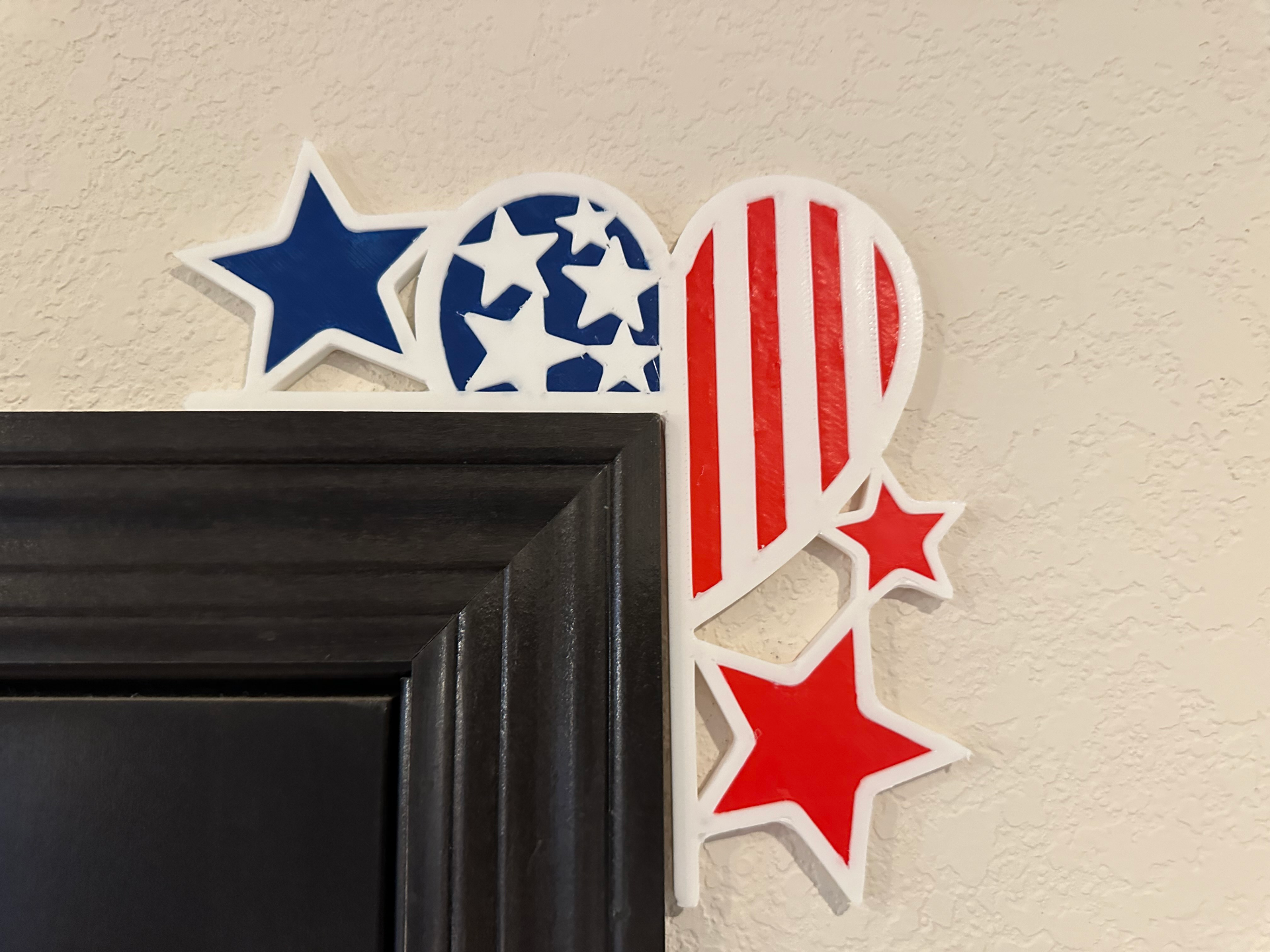 4th of July Heart Door Corner