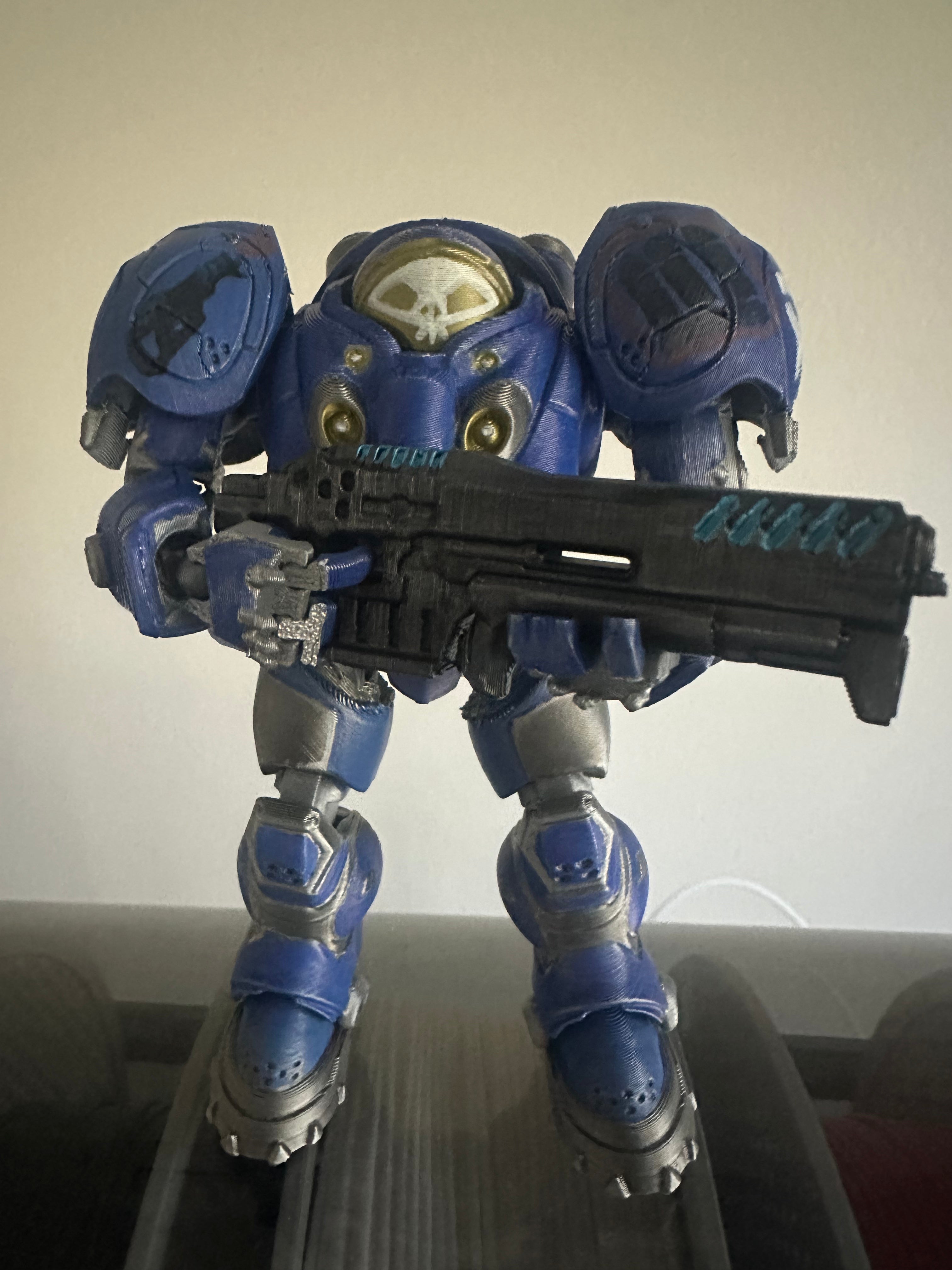 StarCraft II - Articulated 3D Marine Model - V2