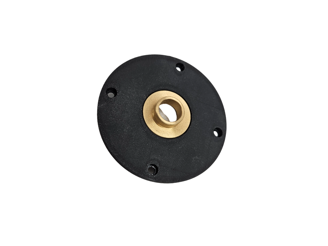 Rigid Trim router base for brass bushings