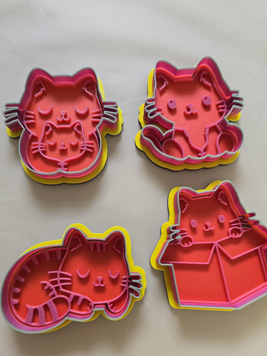 Kawaii Cute Cat Animal Clay Playdoh Cookie Cutter