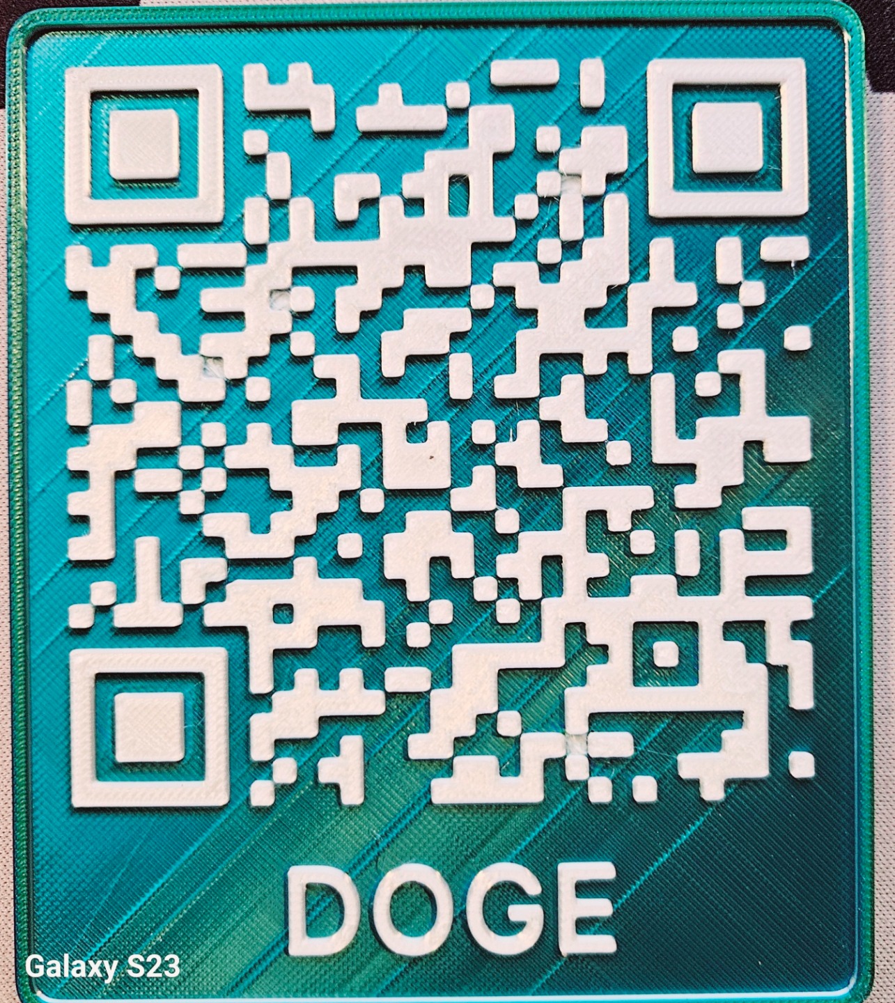 First Print DOGE QR