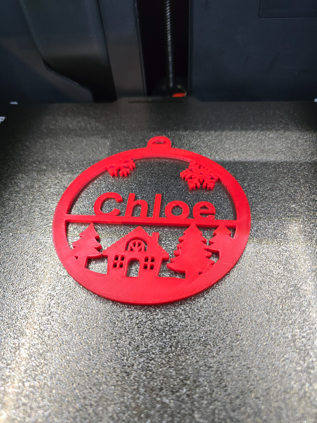 Ornament Christmas With name and House