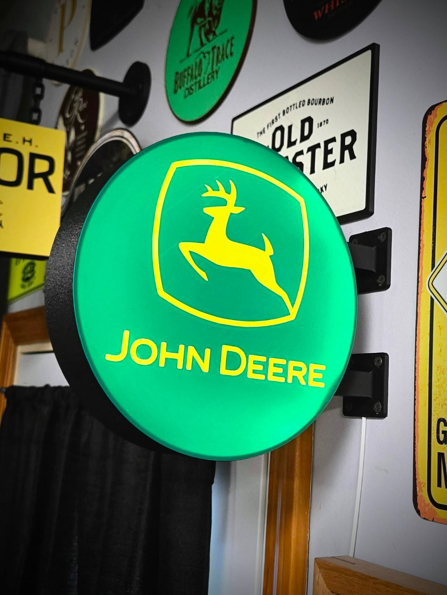 JOHN DEERE LOGO - 2-Sided Station Lightbox Sign
