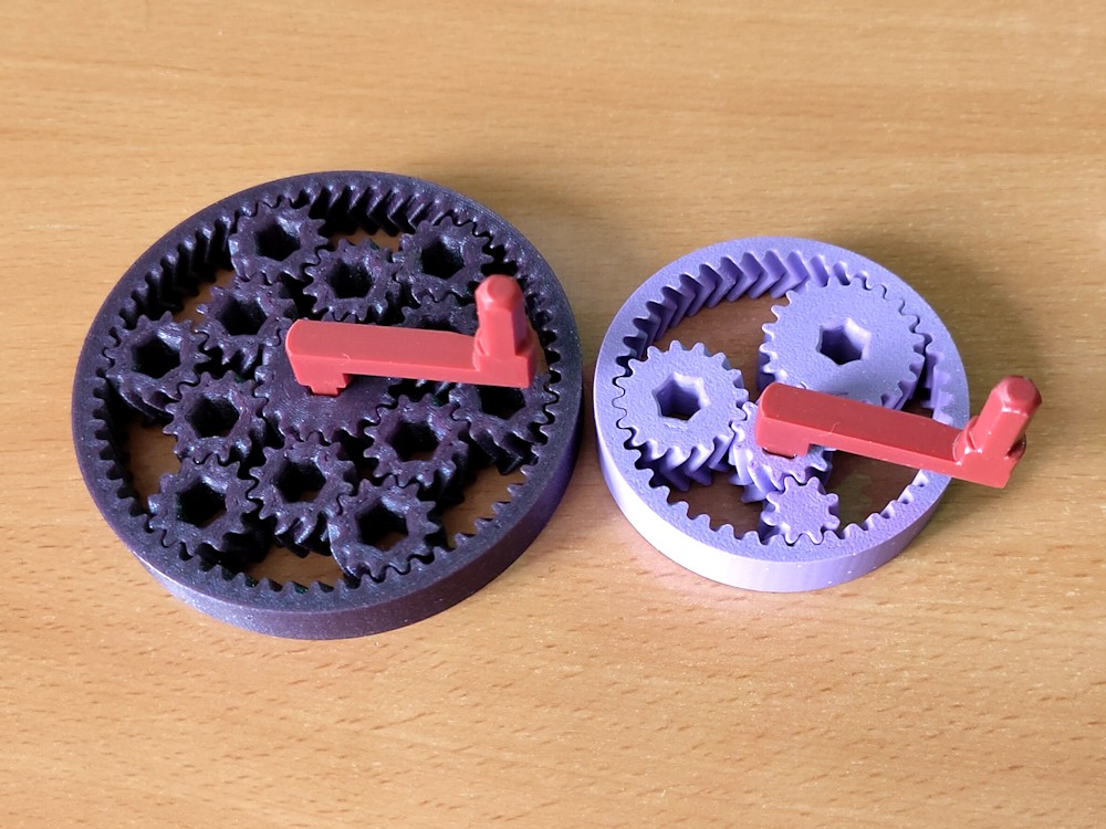 hex hand crank for some gear fidget toys