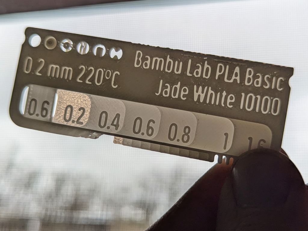 Bambu Lab PLA Filament Swatches