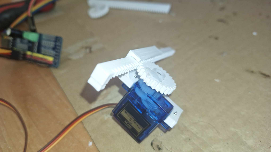 Lineair servo actuator (horizontal)