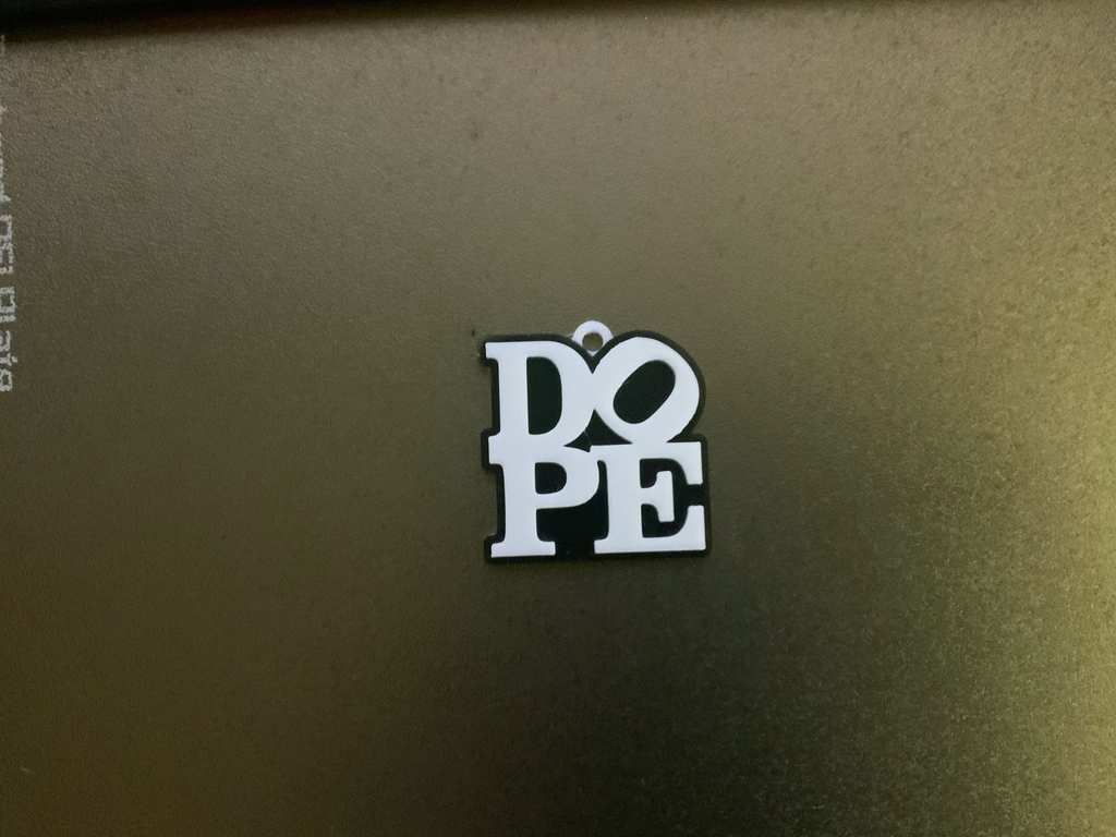 dope keychain /necklace charm (free commercial)