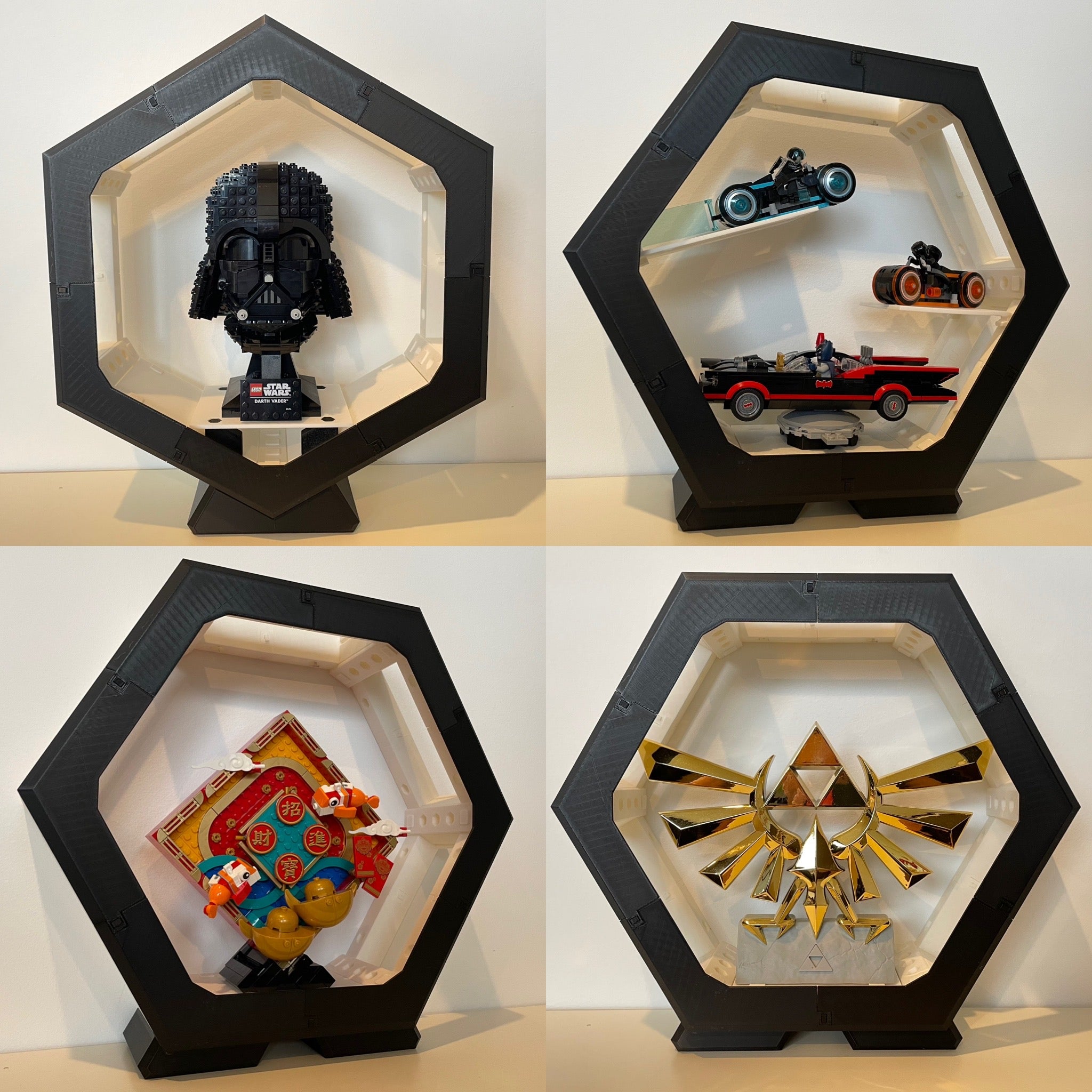 MedalDisplay Hex - The Modular 3D Printable Display Case