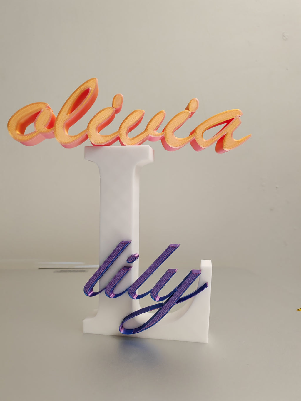 Custom 3D Letter & Name Inlay Template