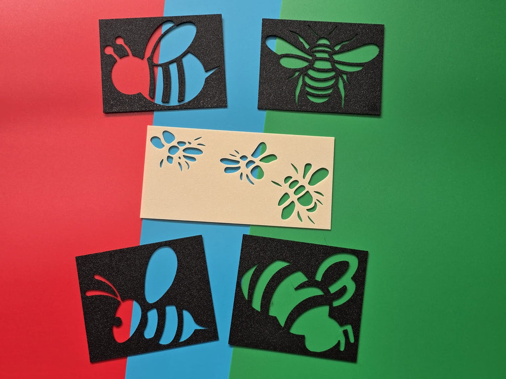 Bee Stencil Insect Bug Drawing Painting Tool
