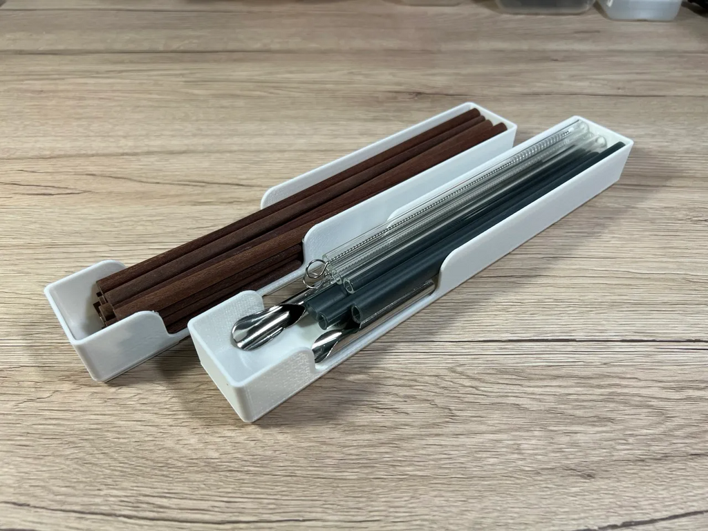 Gridfinity cutlery low profile bins